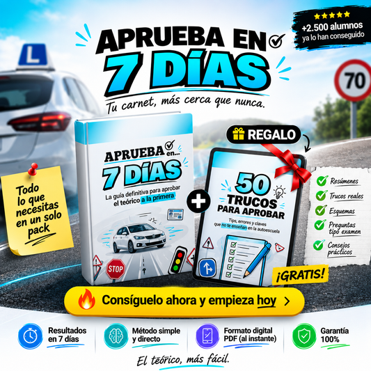 APRUEBA TU TEÓRICO EN 7 DÍAS ✅